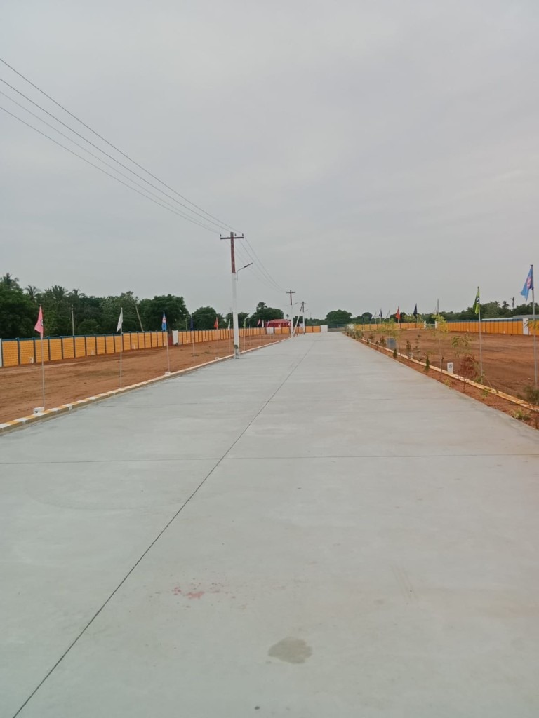 Velu Garden internal concrete road